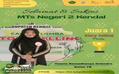 MTs Negeri 2 Kendal Raih Prestasi Gemilang di Ajang PORSENI Tingkat Kabupaten Tahun 2025